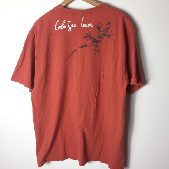 Le Best Brown Large Stretch Casual Graphic Tee - Picture 2 of 3
